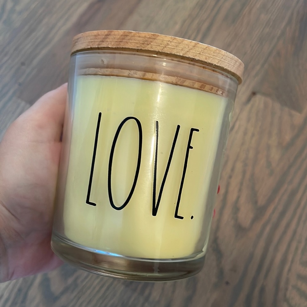 Rae Dunn Love Candle